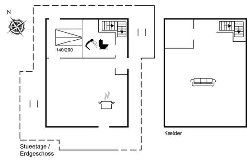 Foto 16 - Haus mit 1 Schlafzimmer in Harrerenden mit terrasse