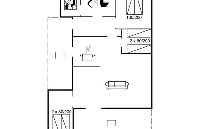 Casa de 3 quartos em Hesselager com terraço e sauna - Foto 2
