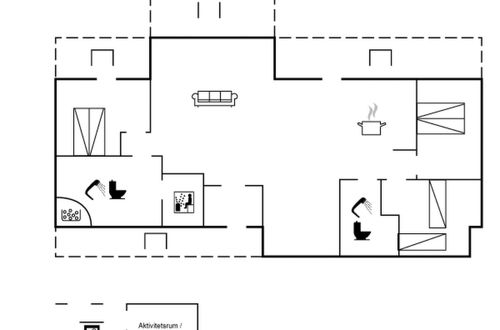 Foto 2 - Casa de 3 quartos em Sydals com terraço e sauna