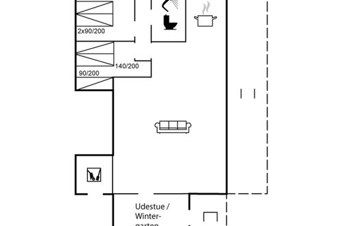 Foto 21 - Casa de 2 quartos em Sæby com terraço