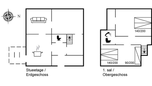 Haus mit 2 Schlafzimmern in Nørby mit terrasse - Foto 2