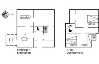Foto 2 - Casa con 2 camere da letto a Nørby con terrazza