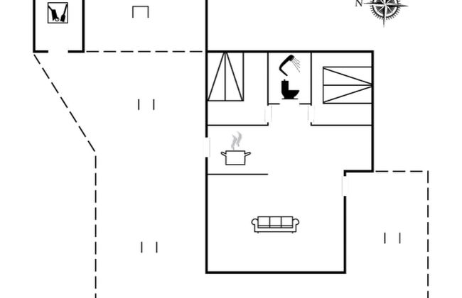 Casa de 2 quartos em Ørsted com terraço - Foto 12