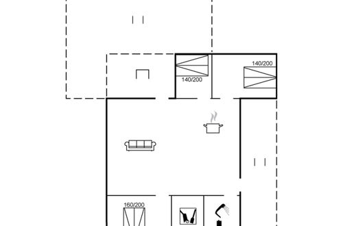Foto 2 - Casa con 3 camere da letto a Hals con terrazza