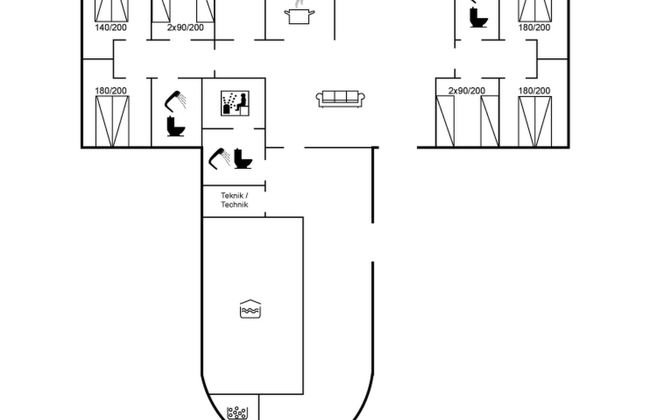 Casa de 6 quartos em Øster Assels com piscina privada e terraço - Foto 2