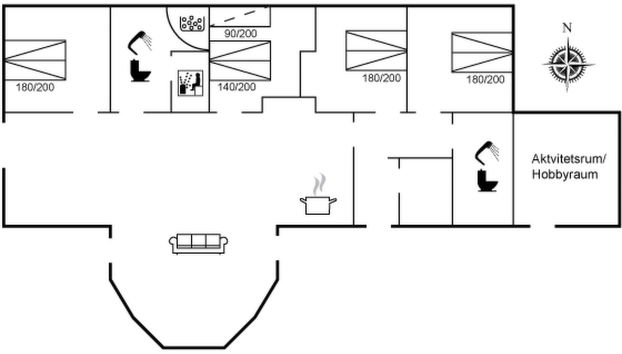 Haus mit 4 Schlafzimmern in Hjørring mit terrasse und sauna - Foto 2