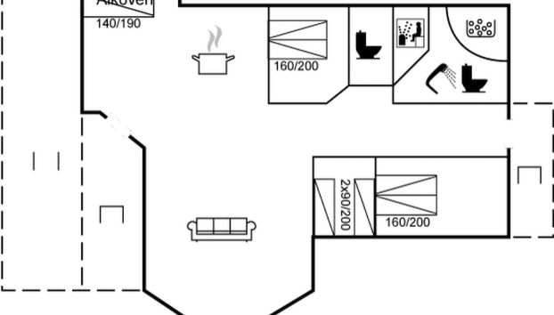 Haus mit 3 Schlafzimmern in Rudkøbing mit terrasse und sauna - Foto 2