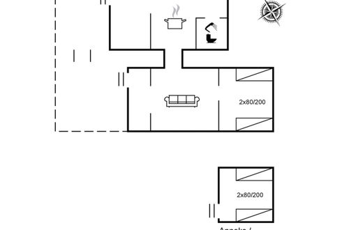 Photo 2 - Maison de 1 chambre à Hornbæk avec terrasse
