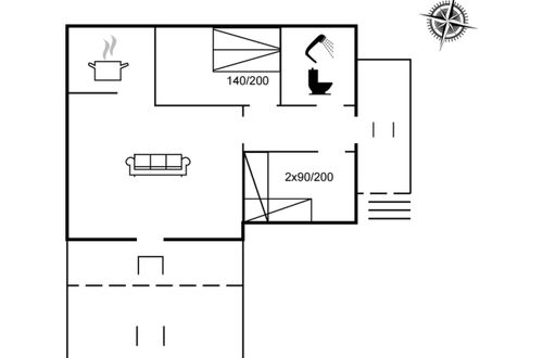 Foto 32 - Haus mit 2 Schlafzimmern in Rindby Strand mit terrasse