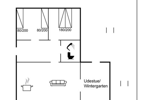 Foto 2 - Casa de 2 quartos em Tarm com terraço e banheira de hidromassagem