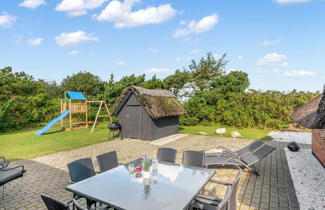 Casa con 4 camere da letto a Ringkøbing con piscina privata e terrazza - Foto 31