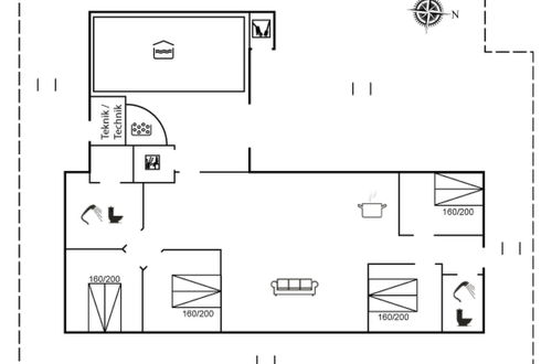 Foto 2 - Casa de 4 quartos em Ringkøbing com piscina privada e terraço