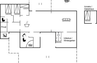 Foto 2 - Casa de 3 quartos em Løkken com terraço