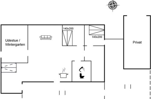 Foto 17 - Casa con 2 camere da letto a Løkken con terrazza