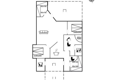Foto 2 - Casa de 4 quartos em Løkken com terraço e sauna