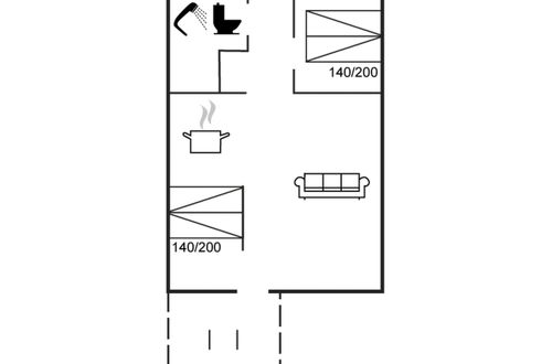 Foto 17 - Apartamento de 1 quarto em Løkken com piscina e terraço