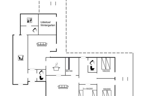 Foto 2 - Haus mit 4 Schlafzimmern in Løkken mit terrasse und sauna