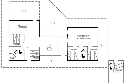 Foto 32 - Casa de 4 quartos em Løkken com terraço