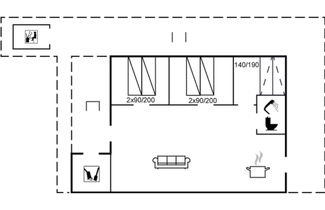 Foto 2 - Casa de 3 quartos em Allinge com terraço e sauna