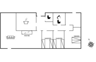 Foto 2 - Casa de 3 quartos em Aakirkeby com terraço