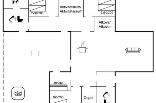 Foto 42 - Casa con 4 camere da letto a Harboøre con terrazza e sauna