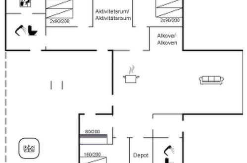 Foto 37 - Casa con 4 camere da letto a Harboøre con terrazza e sauna