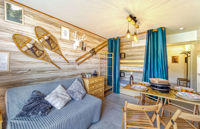 Apartment mit 1 Schlafzimmer in Villarembert mit schwimmbad - Foto 1