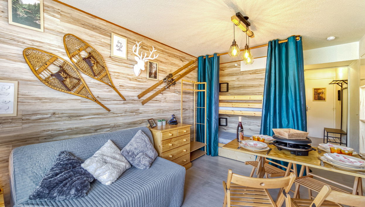 Apartment mit 1 Schlafzimmer in Villarembert mit schwimmbad - Foto 1