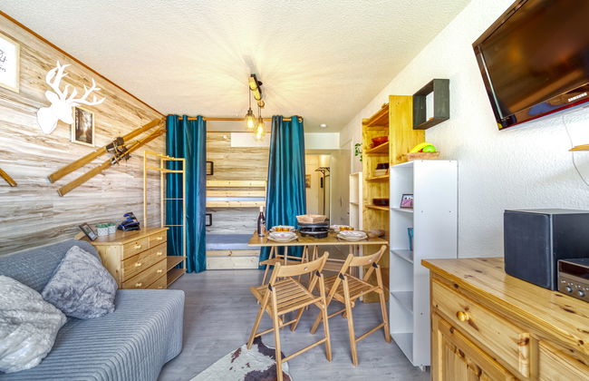 Apartment mit 1 Schlafzimmer in Villarembert mit schwimmbad - Foto 7