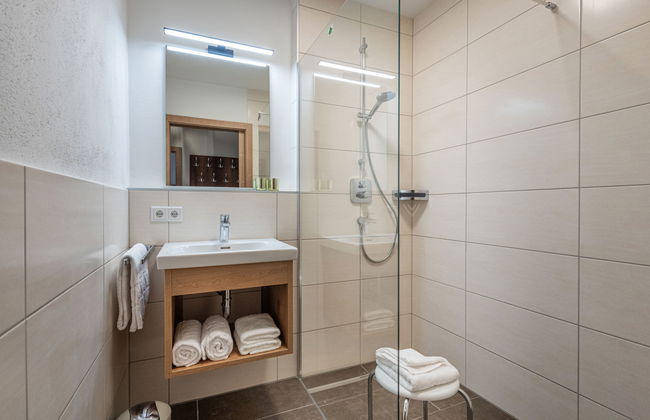 Apartment mit 1 Schlafzimmer in Viehhofen mit schwimmbad und garten - Foto 4
