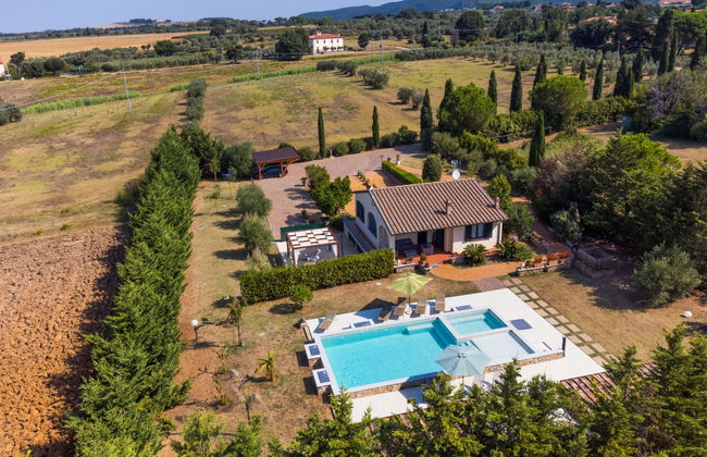 Casa de 5 quartos em Cecina com piscina privada e jardim - Foto 45
