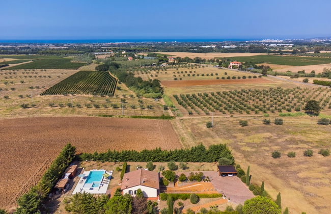 Casa de 5 quartos em Cecina com piscina privada e jardim - Foto 48