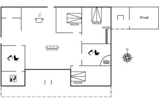 Foto 2 - Casa de 3 quartos em Hadsund com terraço e sauna