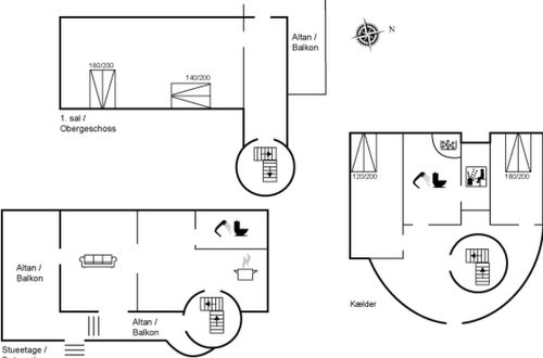 Foto 2 - Casa de 3 quartos em Løkken com terraço e sauna