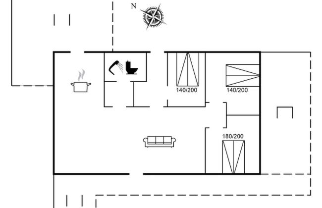 Casa de 3 quartos em Fur com terraço e banheira de hidromassagem - Foto 2