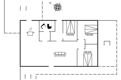 Photo 2 - Maison de 3 chambres à Fur avec terrasse et bain à remous
