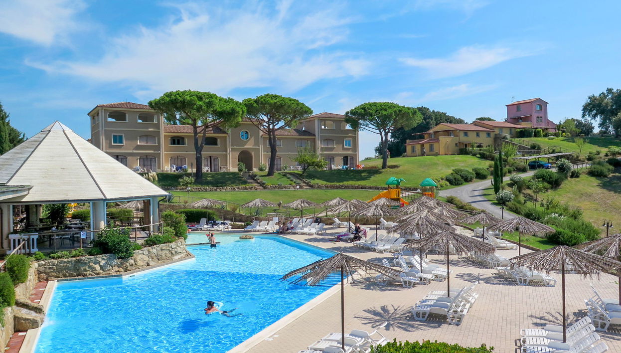 Apartment mit 2 Schlafzimmern in Riparbella mit schwimmbad und garten - Foto 1