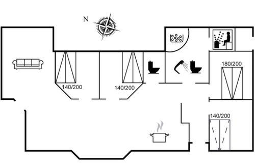 Foto 28 - Casa con 4 camere da letto a Løkken con terrazza e sauna