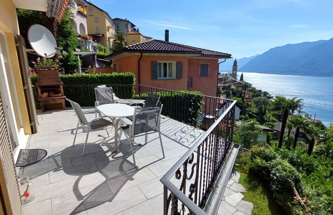 Apartamento de 2 quartos em Ronco sopra Ascona com terraço - Foto 1