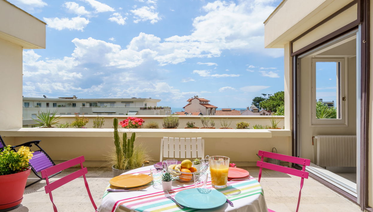 Apartamento de 3 quartos em Biarritz com jardim e terraço - Foto 1