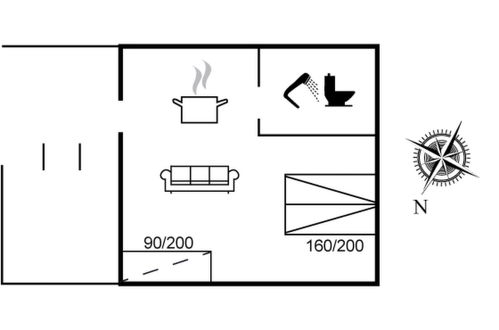 Foto 16 - Apartamento em Bogense com terraço