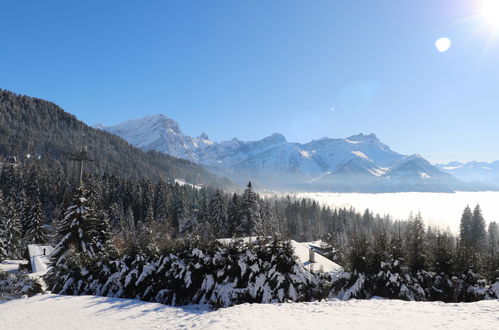 Foto 5 - Appartamento con 4 camere da letto a Ollon con vista sulle montagne