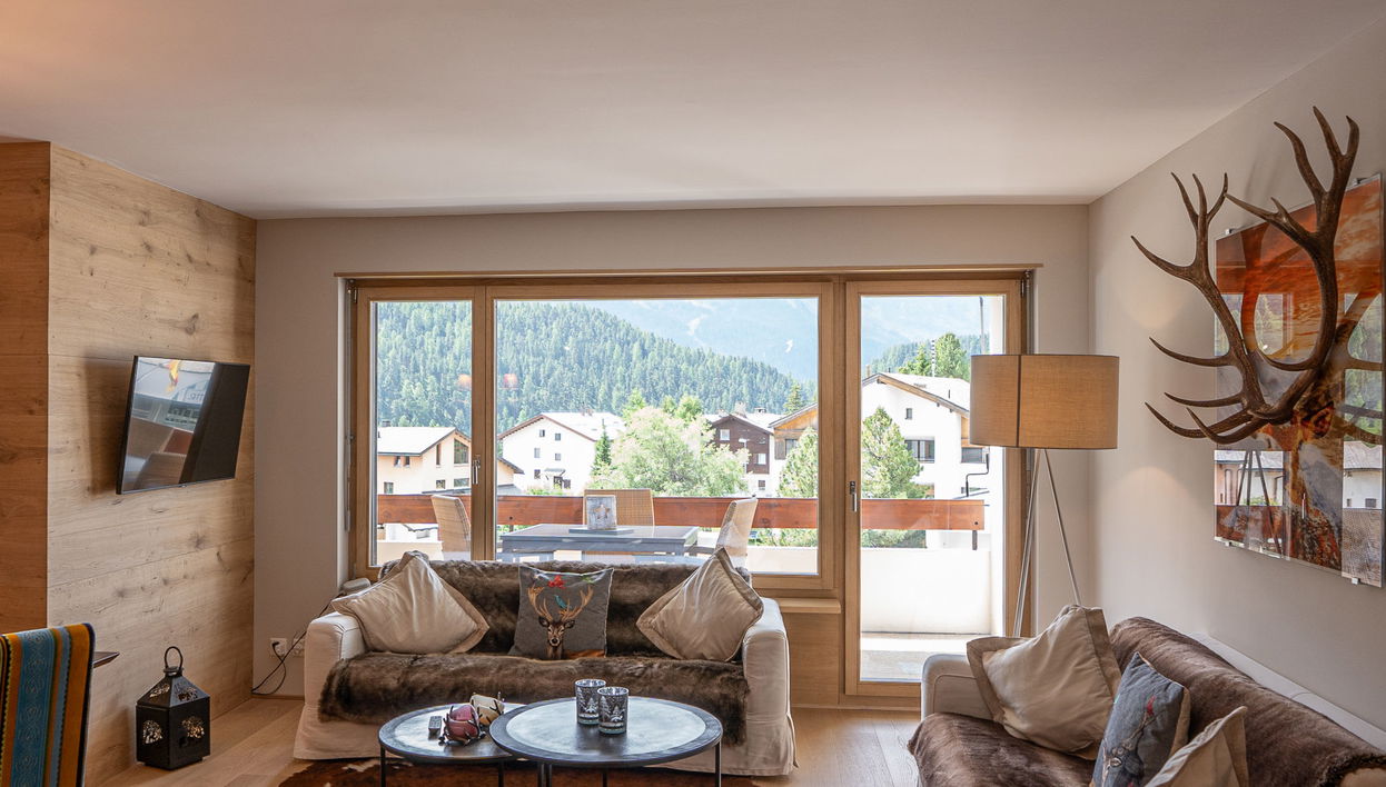 Apartamento de 3 quartos em Sankt Moritz com piscina e jardim - Foto 1