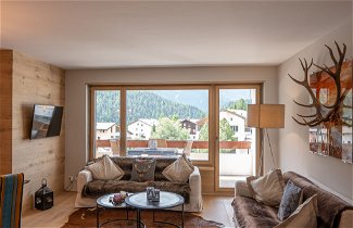 Photo 1 - Appartement de 2 chambres à Sankt Moritz avec piscine et vues sur la montagne