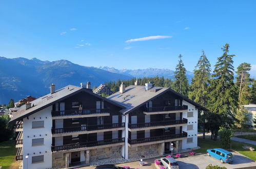 Foto 45 - Apartment mit 2 Schlafzimmern in Crans-Montana mit blick auf die berge