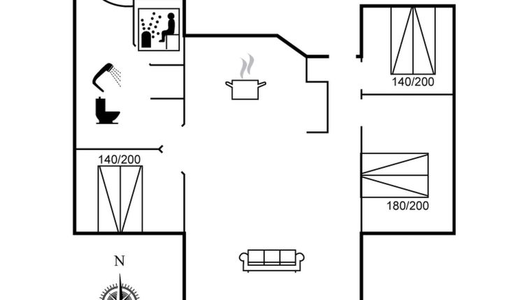 Foto 1 - Casa con 3 camere da letto a Sønderho con terrazza e sauna