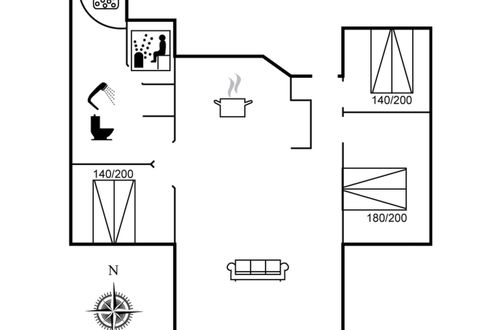 Foto 1 - Casa con 3 camere da letto a Sønderho con terrazza e sauna