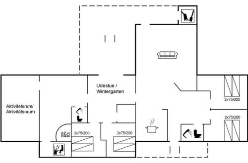 Photo 23 - 4 bedroom House in Aakirkeby with terrace and sauna