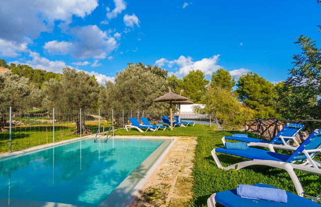 Casa de 4 quartos em Selva com piscina privada e jardim - Foto 33