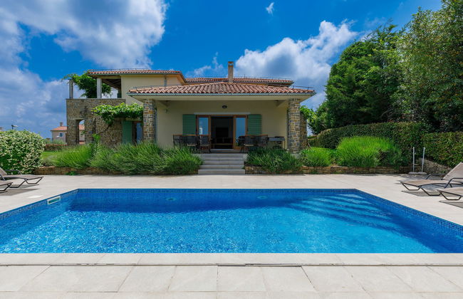 Casa de 6 quartos em Buje com piscina privada e jardim - Foto 41